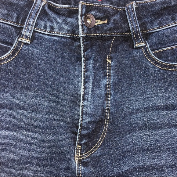 Santana Blue Denim Jeans 8 Dark Blue Pockets - Picture 8 of 9